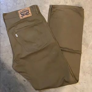 Levi 505 Jeans Khaki Pants size 36x34